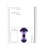 Vive VIVE ENOKI Flexibles Wandmassagegerät – Luxus in Violett für pure Erotik
