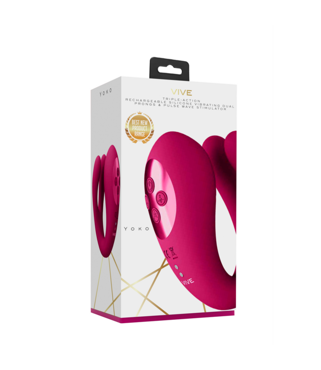 Vive Vive Trio Stimulator Vibrator Roze Met Clitoris Puls En G-Spot Vibraties