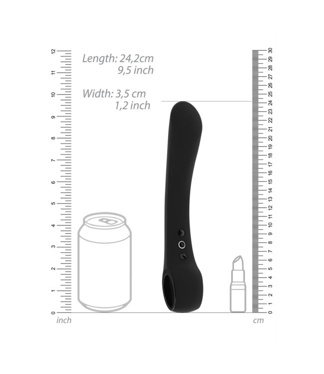 Vive Ombra Flexible Rechargeable Vibrator: Luxurious Pleasure Anywhere