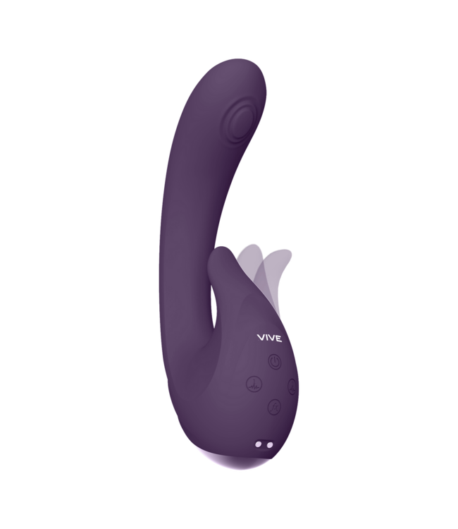 Vive Vive Pulse Wave G-Spot Vibrator Paars Met 3 Motoren En USB Oplaadbaar