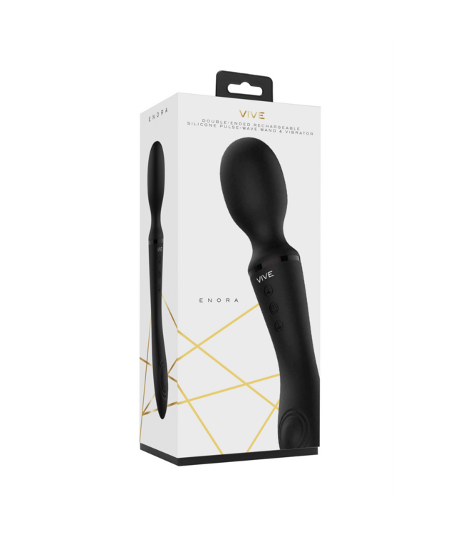 Vive Enora Dual-Sided Pulse Wave Vibrator - 100+ Functions, Waterproof