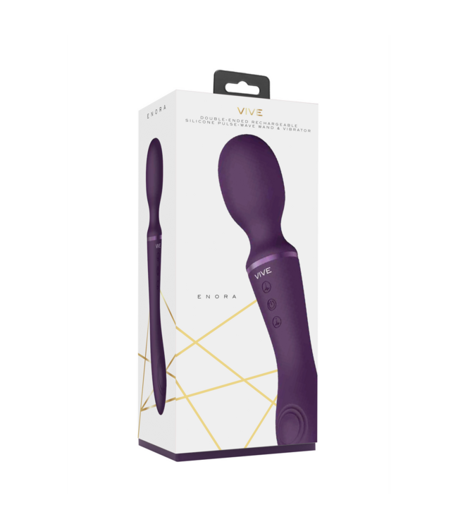 Vive Enora Waterproof Wand Vibrator - 100+ Functions & Dual Motors