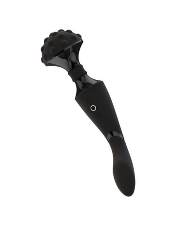 Vive Vive Shiatsu Wand Vibrator Zwart Met 10 Vibratiestanden En Waterdicht