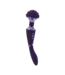 Vive Luxury Purple Shiatsu Wand Vibrator - 10 Vibes, Waterproof & Flexible