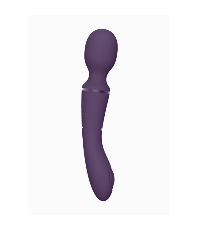 Vive Vive Dual Motor Pulse Wave Vibrating Wand Paars Hypoallergeen Siliconen