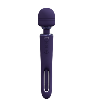 Vive Kiku Double-Sided G-Spot Wand & Flapper Vibrator - 10 Functions