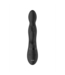Vive Niva Black Rotating Rabbit Vibrator - 10 Modes, 100% Silicone Luxury