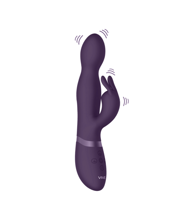 Vive Niva 360° Rotating Rabbit Vibrator - Waterproof & Rechargeable Pleasure