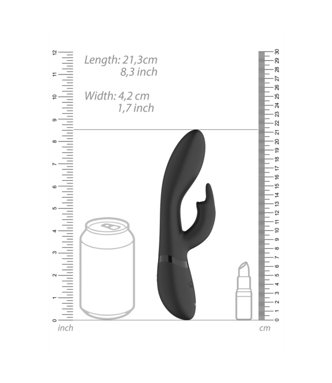 Vive VIVE G-Spot Dual Motor Silicone Rabbit Vibrator Met 20 Modi En Oplaadfunctie