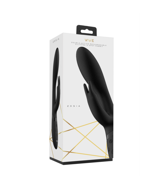 Vive Zosia Classic G-Spot Rabbit: Luxury Silicone Dual Stimulator Vibrator