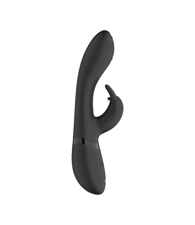 Vive Vive Trinity G-Spot Rabbit Vibrator Zwart Met 3 Motoren En Oplaadbaar