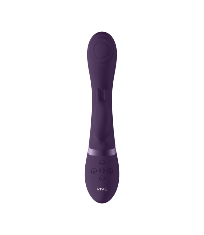 Vive Vive Trio Motor G-Spot Rabbit Met Pulsgolftechnologie Paars