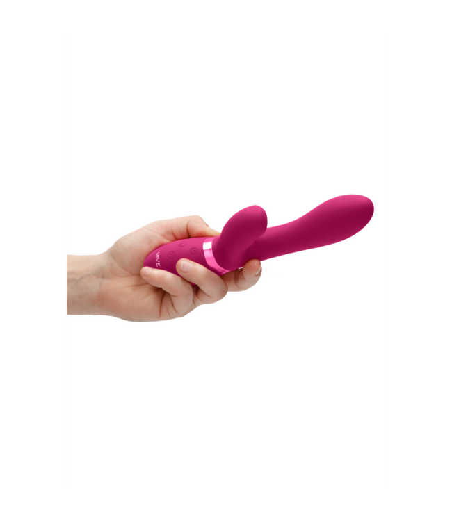 Vive Vive Clitoral Rabbit Vibrator Roze Met 10+10 Vibratiefuncties En Oplaadbaar