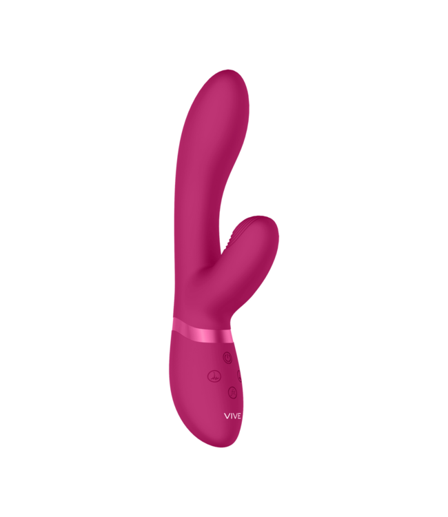 Vive Vive Clitoral Rabbit Vibrator Roze Met 10+10 Vibratiefuncties En Oplaadbaar