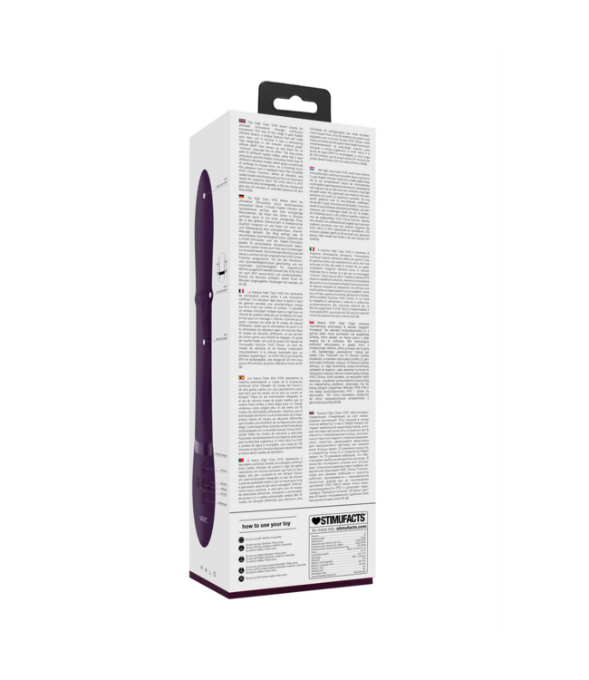 Vive Vive Trinity Paarse Vibrator Met 3 Motoren, Waterdicht En Oplaadbaar