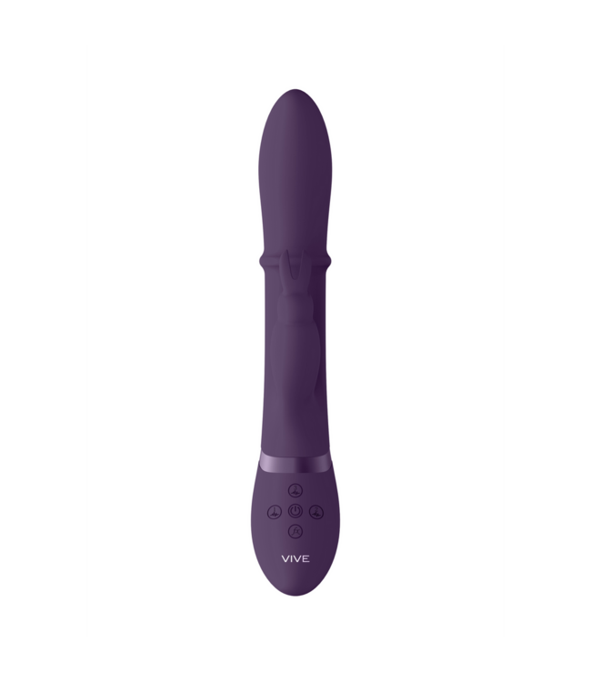 Vive Vive Trinity Paarse Vibrator Met 3 Motoren, Waterdicht En Oplaadbaar