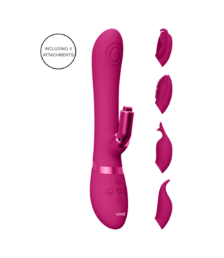 Vive Etsu Luxury Vibrator: 3 Motors, 100 Settings, 4 Sleeves, Waterproof