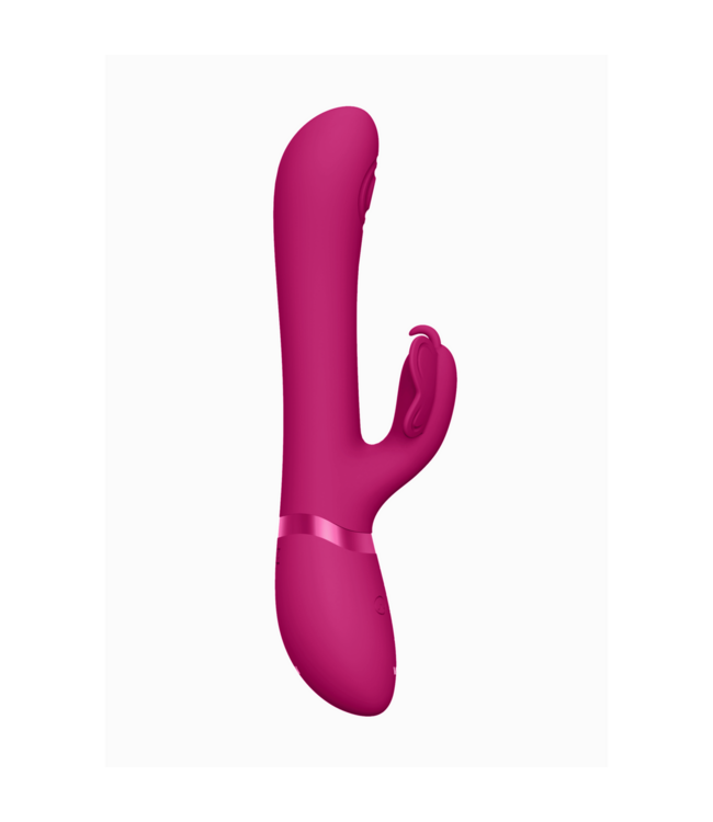 Vive Vive Trivera Luxe Vibrator Roze Met 3 Motoren En 4 Verwisselbare Sleeves