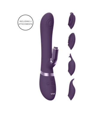 Vive Vive Etsu Luxury Purple Vibrator - 3 Motors, 100 Programs, Waterproof