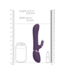 Vive Vive Etsu Paars Vibrator Met 3 Motoren En 4 Verwisselbare Clitoris Sleeves