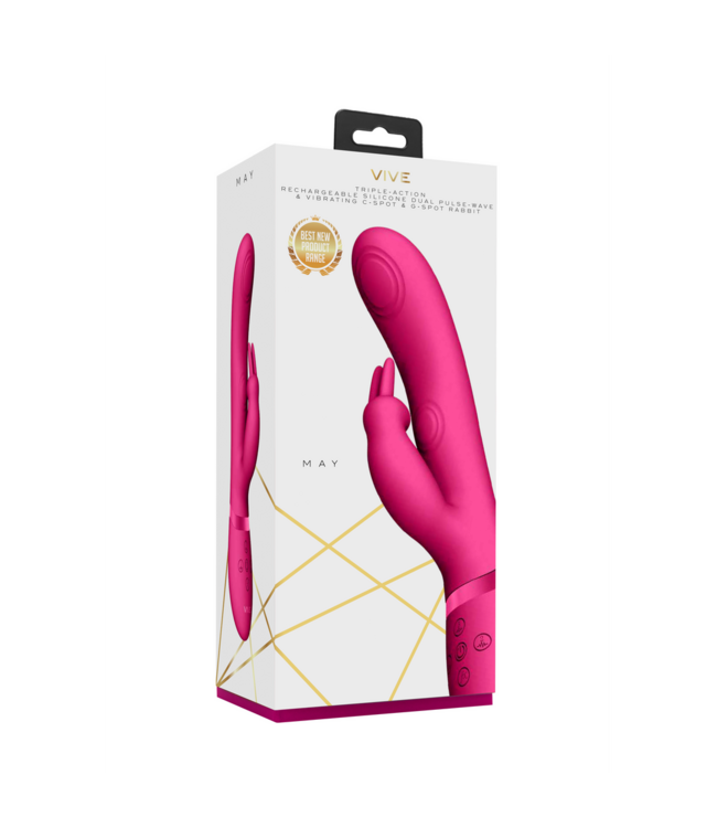 Vive Vive Intense 3 Motoren Vibrator Roze Met G-Spot En Pulsatie