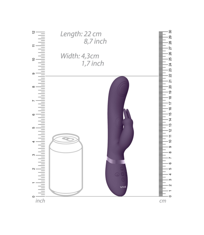 Vive Vive Luxe G-Spot Vibrator Paars Met 3 Motoren En Pulsatiefunctie