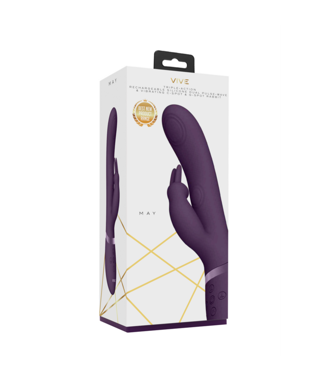 Vive Vive May Luxus-G-Punkt-Vibrator mit Pulsation – 10 Geschwindigkeiten, wasserdicht