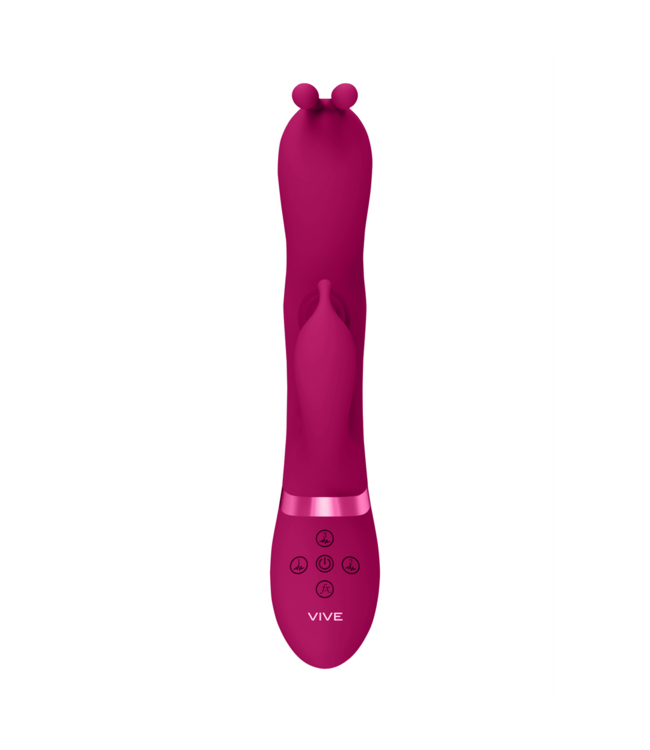 Vive Vive Gada Roze Vibrerende Bunny Met 3 Motoren En G-Spot Pulsatie