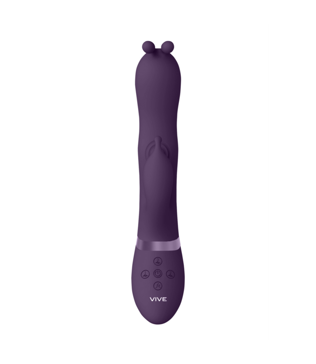 Vive Vive Gada Purple: 3-Motor Bluetooth Vibrator for G-Spot & Clitoral Bliss
