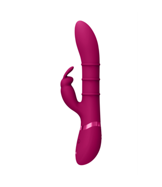 Vive Luxus Rabbit Vibrator Sora Pink – Wasserdicht mit 3 Motoren und Ringen