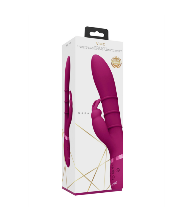 Vive Vive Sora Pink Rabbit Vibrator - Luxurious G-Spot Pleasure Toy
