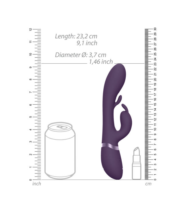 Vive Vive Tria Vibrator Paars – 3 Motoren, G-spot En Clitoris Stimulatie