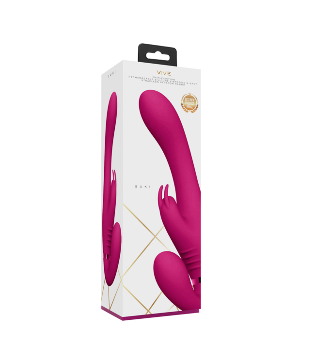 Vive Suki Strapless Vibrator Pink – Intensives Vergnügen mit 3 Motoren