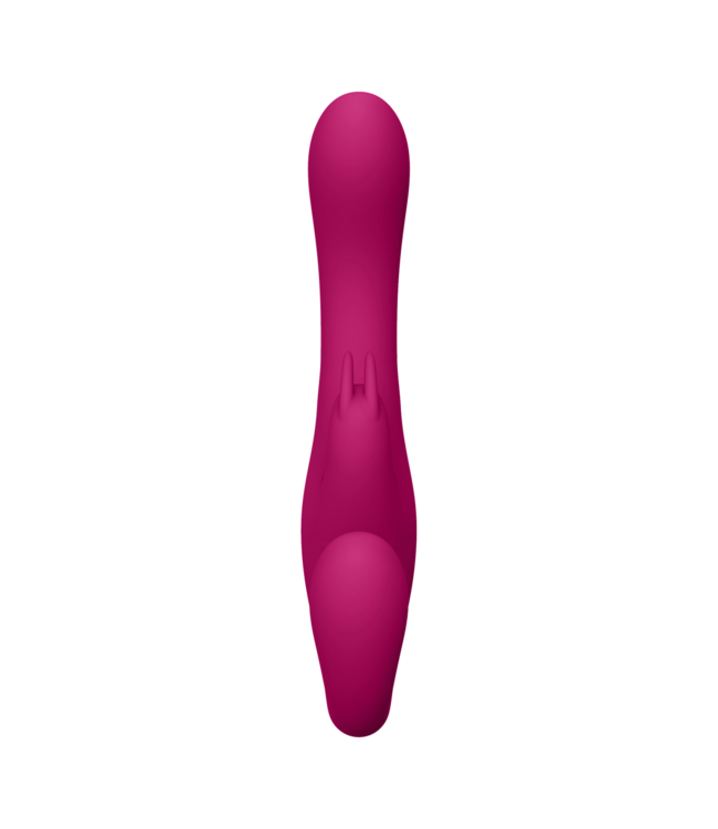 Vive Vive Duo Motor Strapless Strap-On Vibrator Roze Met 100+ Vibratiestanden