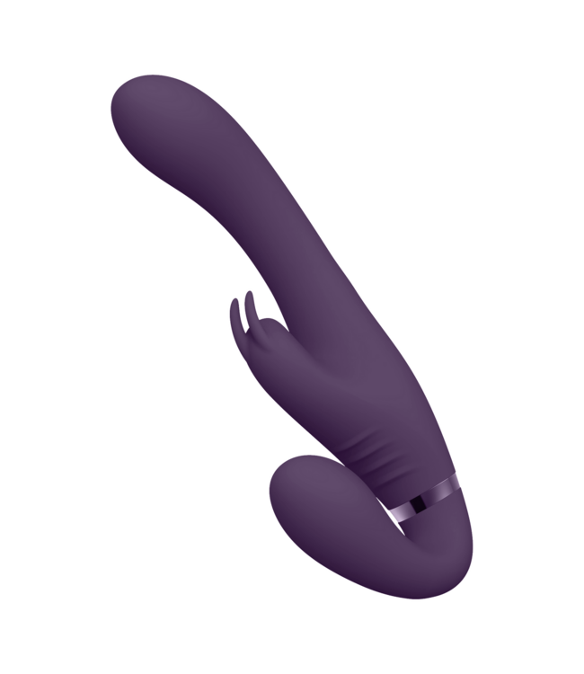 Vive Vive Suki Strapless Strap-On – Powerful Purple Vibrator with 3 Motors
