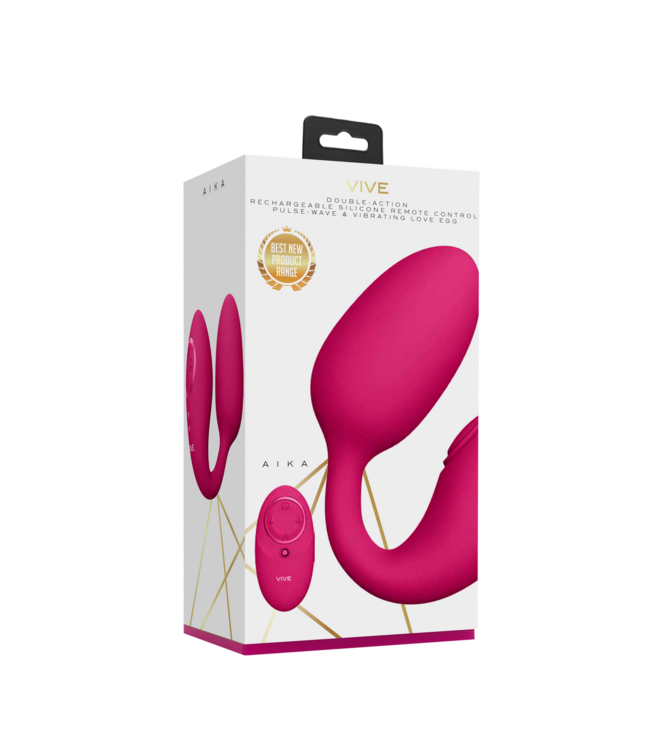 Vive Vive Dubbele Motor Vibrerend LiefdesEitje Met Afstandsbediening Roze