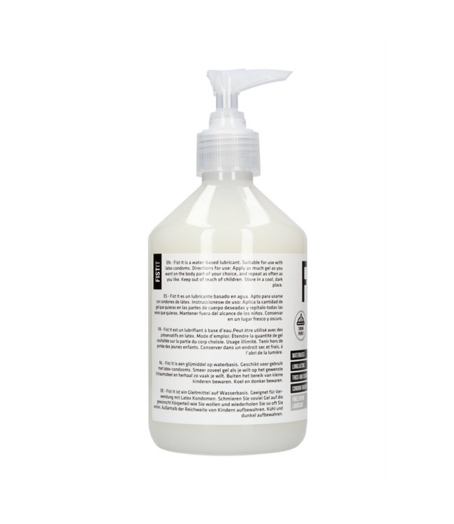 Fist It by Shots Fist It Professional Waterbasis Glijmiddel 500ml - Veilig & Dermatologisch Getest