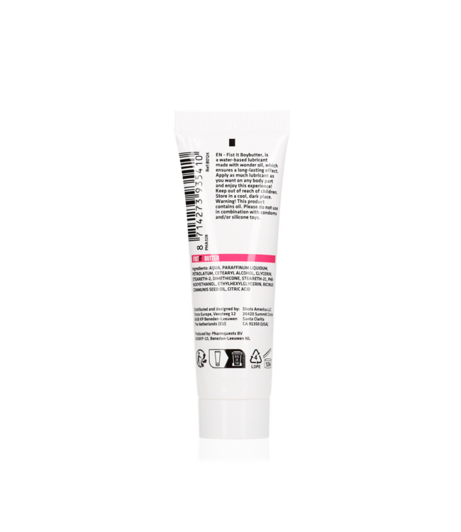 Fist It by Shots Fist It Boybutter 25ml Water-Based Lubricant for Long-Lasting Pleasure
