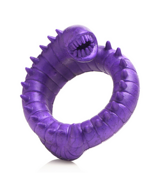Creature Cocks Paarse Slitherine C-Ring Siliconen Comfort Ring Met Stekels 7,5 cm