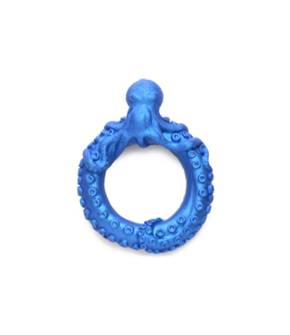 Creature Cocks Poseidon Octo-Ring 6.5 cm - Fun Blue Silicone Penis Ring