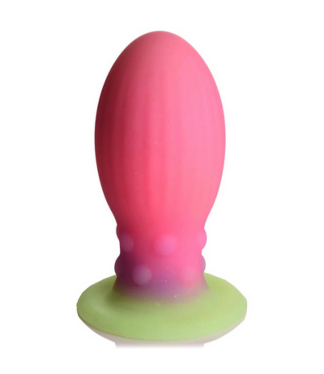 Creature Cocks Leuchtendes Alien Xeno Ei 13,3 cm in Rosa, Violett & Grün – Sci-Fi Spaß!