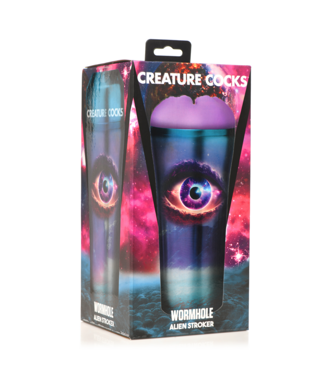 Creature Cocks Alien Stroker Paars Met Klauwachtige Opening En Getextureerde Binnenzijde