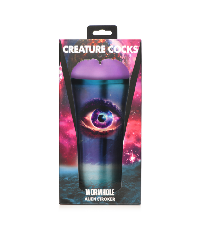 Creature Cocks Alien Stroker Paars Met Klauwachtige Opening En Getextureerde Binnenzijde