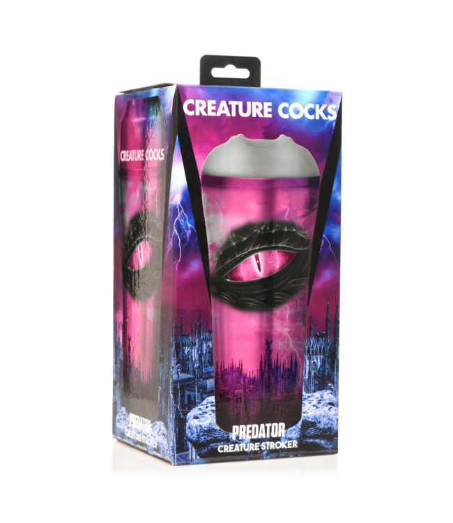 Creature Cocks Intensiver Predator Stroker in Grau – Leidenschaftliche Struktur für Stimulation