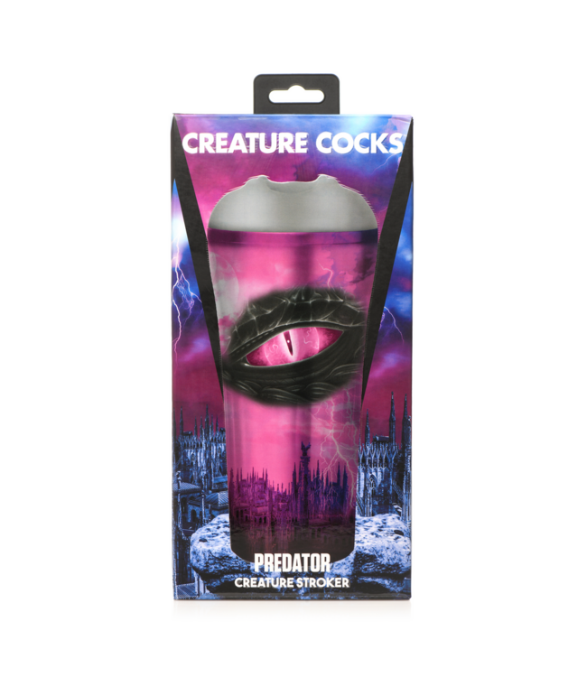 Creature Cocks Predator Stroker Grey - Intense Textured Pleasure Awaits