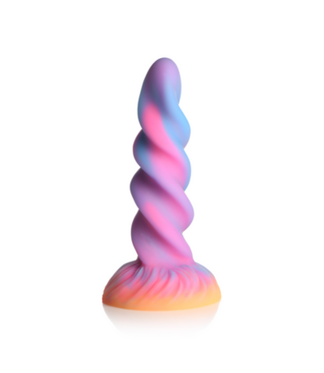 Creature Cocks Moon Rider Unicorn Dildo – 18.1 cm Glowing Silicone Fun