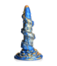 Creature Cocks Silicone Dildo 21,2 cm Blauw Met Gouden Glans En Zuignapbasis XR Brands