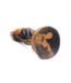 Creature Cocks Silicone Tentakel Dildo 20,3 cm Met Marmering In Rood, Oranje En Bruin