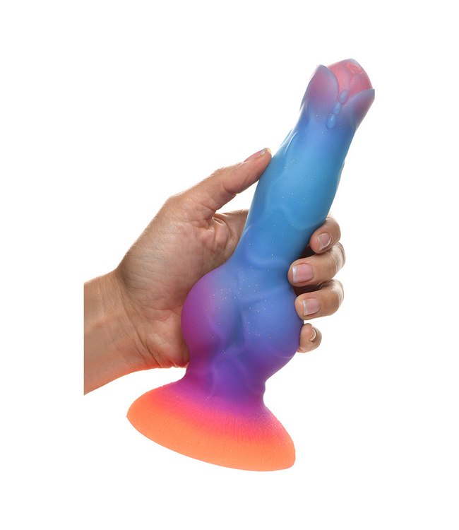 Creature Cocks Glow-in-the-Dark Alien Dildo - 21.6cm Silicone Fantasy Toy