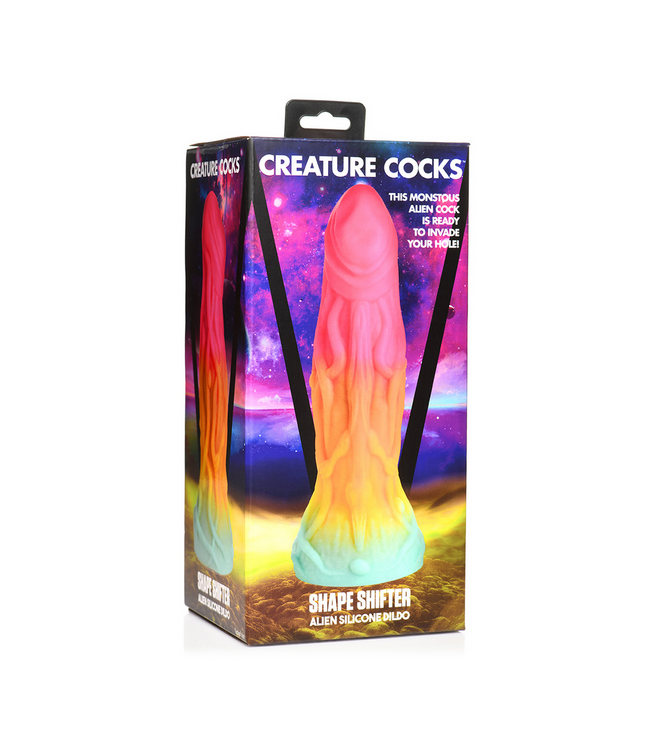 Creature Cocks Colorful Alien Silicone Dildo - Shape Shifter 20.3 cm by XR Brands
